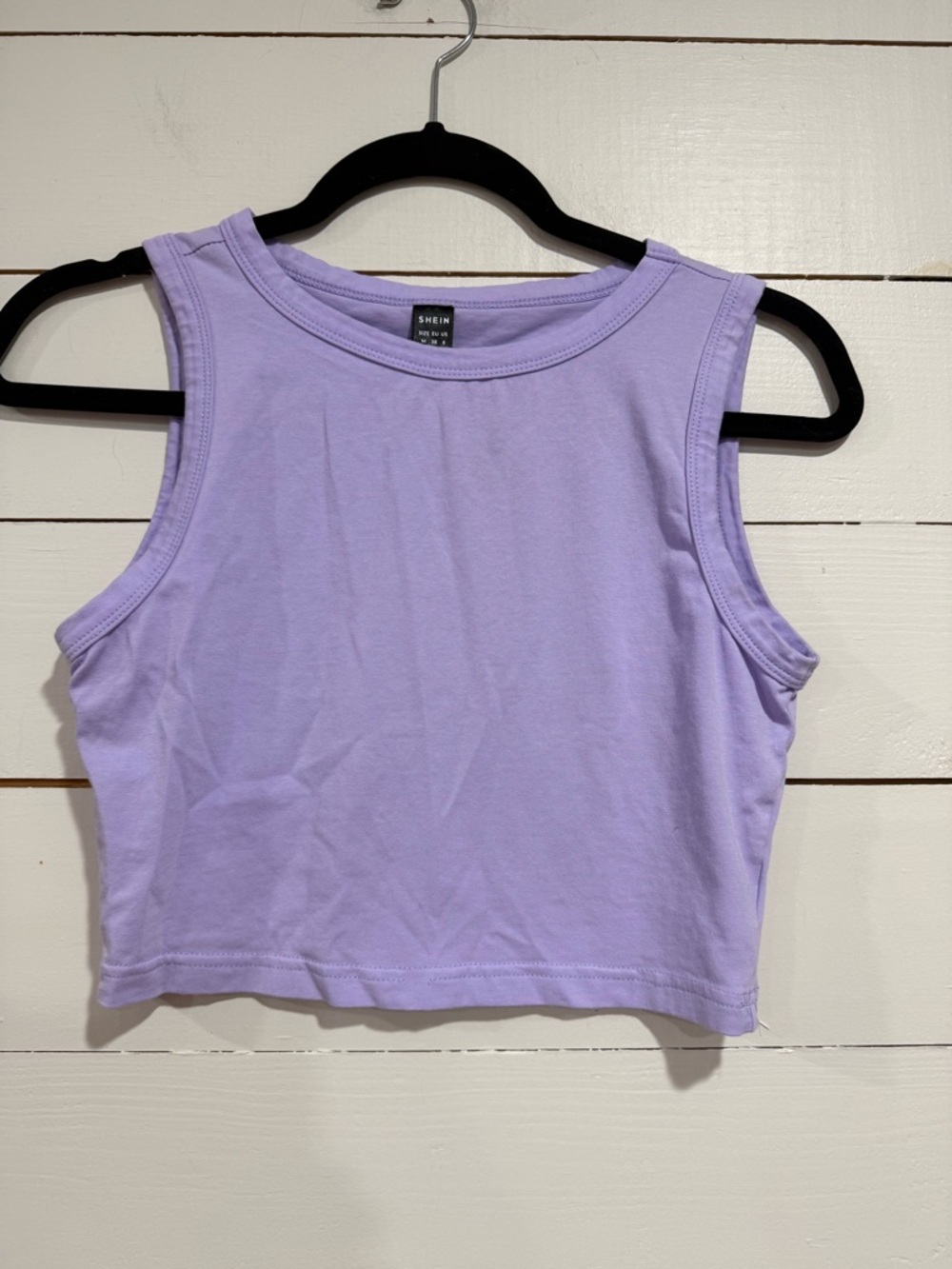 SHEIN Purple Cropped Tank Top